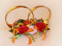 Украшения на машину, свадебный стол. Изображение 12690