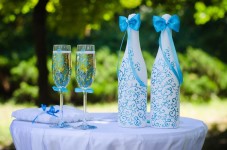 Декор шампанского, бокалов. Изображение 16006