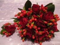 Букет невесты + бутоньерка жениха. Изображение 16603