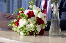 Букет невесты + бутоньерка жениха. Изображение 16588