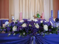 Цветочное оформление зала. Изображение 16680