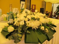 Цветочное оформление зала. Изображение 16687