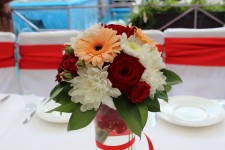 Цветочное оформление зала. Изображение 16685