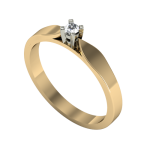 Помолвочные кольца на заказ от ювелирной компании Персей ФП. Изображение 1500