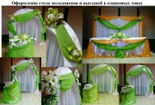 Свадебное оформление зала и выездной церемонии от свадебного дома "Семья". Изображение 17419