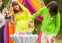 Новинка сезона - яркая и красочная Радужная песочная церемония, эксклюзив от Юлии Сигаловой. Изображение 4223