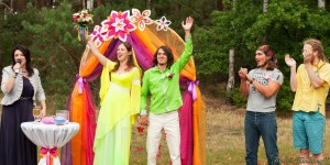 Новинка сезона - яркая и красочная Радужная песочная церемония, эксклюзив от Юлии Сигаловой. Изображение 4226