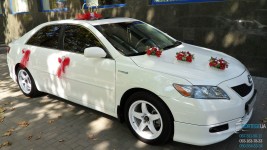 Свадебный автомобиль Toyota Camry Hybrid (Тойота Камри Гибрид) белого цвета. Изображение 2538