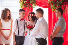 Свадьба в оттенках красного . Изображение 32627