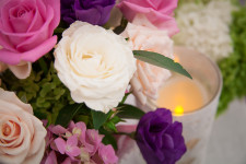 Свадьба в оттенках розового и фиолетового. Изображение 32639