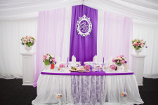 Свадьба в оттенках розового и фиолетового. Изображение 32630