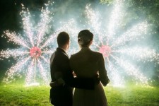 Фейерверки, фонтаны, огненные символы. Изображение 34210