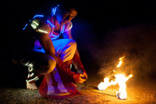 Огненно-пиротехническое шоу (фаершоу, fireshow). Изображение 35850