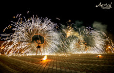 Огненно-пиротехническое шоу. Изображение 38091