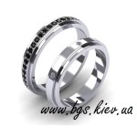 Обручальные кольца из белого золота. Изображение 44455
