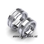 Обручальные кольца из белого золота. Изображение 44470