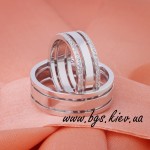 Обручальные кольца из белого золота. Изображение 44472