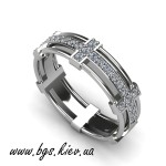 Обручальные кольца из белого золота. Изображение 44459