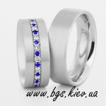 Обручальные кольца из белого золота. Изображение 44464