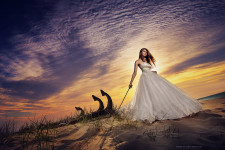 Постановочная  свадебная фотография. Изображение 4544