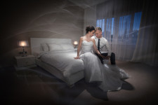 Постановочная  свадебная фотография. Изображение 4536