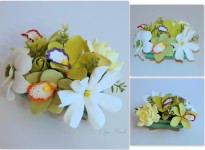 Букеты из полимерной глины и подарочные композиции. Изображение 5035