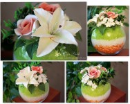 Букеты из полимерной глины и подарочные композиции. Изображение 5028