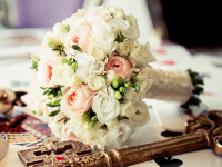 Букет невесты и бутоньерки. Изображение 56041