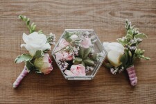 БУКЕТ НЕВЕСТЫ И БУТОНЬЕРКА. Изображение 67456