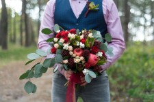 БУКЕТ НЕВЕСТЫ И БУТОНЬЕРКА. Изображение 67448