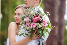 БУКЕТ НЕВЕСТЫ И БУТОНЬЕРКА. Изображение 67419