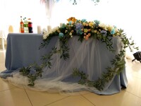 Оформлення столу наречених. Изображение 70125
