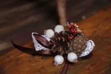 Зимняя свадьба...Шишки..шишкии..шишки. Изображение 6509