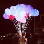 Гирлянда из шаров, шар-сюрприз, светящиеся шарики небесные фонарики. Изображение 6680