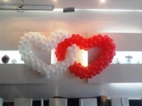 Гирлянда из шаров, шар-сюрприз, светящиеся шарики небесные фонарики. Изображение 6682