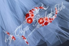 Свадебные бокалы ручной работы. Изображение 8140