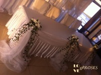 декор тканями банкетных залов и выездных регистраций. Изображение 8766