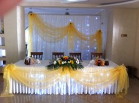 декор тканями банкетных залов и выездных регистраций. Изображение 8769