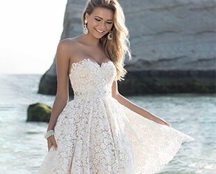 Короткое кружевное свадебное платье, как выбрать Короткое кружевное свадебное платье, как выбрать