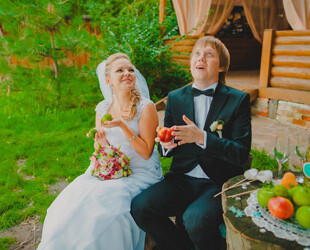 Мятная Омбре свадьба Андрея и Анастасии 21.09.2013