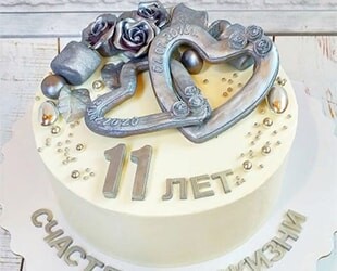 Интересные идеи для торта на стальную свадьбу Интересные идеи для торта на стальную свадьбу