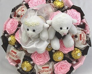 Букеты с игрушек на свадьбу, креативные идеи