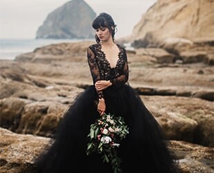 Стоит ли экспериментировать и выбирать черное свадебное платье Стоит ли экспериментировать и выбирать черное свадебное платье