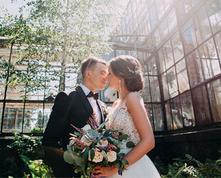 Свадьба в стиле ботаник Тани и Жени