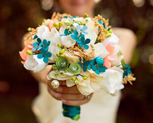 Бумажные свадебные букеты Бумажные свадебные букеты