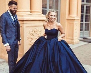 Выбираем синее свадебное платье Выбираем синее свадебное платье