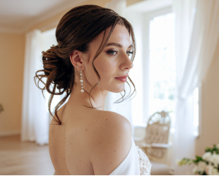 Сережки срібні: як обрати ідеальну пару під форму обличчя нареченій