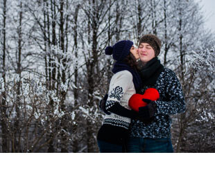 Лавстори зимой: Таисия и Антон