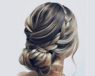 Выбираем свадебные прически на волосы с мелированием