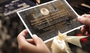 Пісня у подарунок, записати пісню у студії. - лого